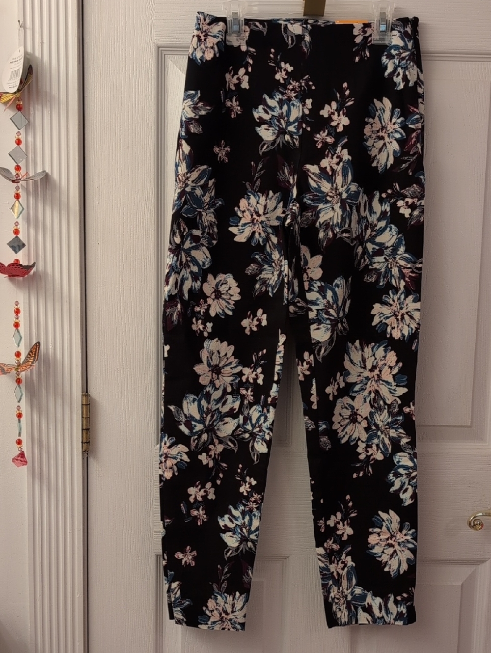 NWT Black Floral Jeans